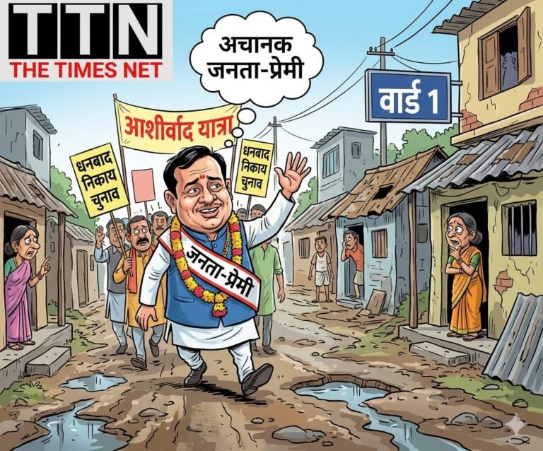 धनबाद निकाय चुनाव: अचानक जनता-प्रेमी बने महापौर प्रत्याशी, वार्ड दर वार्ड ‘आशीर्वाद यात्रा’ जारी